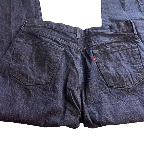 Levi’s 501 Purple Dark Wash Straight Denim 100% Cotton Jeans 33 x 28 - Picture 4 of 13